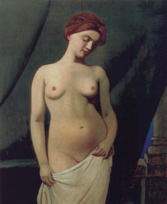 Felix Vallotton Female nude,Green Curtain china oil painting image